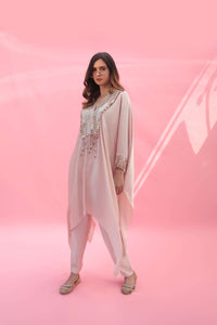 MISH Pink Kaftan Set with Pant | Prahnaaya