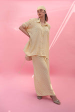 Masbah Yellow CO-ORD SET Pants | Prahnaaya