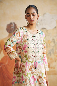 IKKAT PEPLUM KURTA SET | Aashima Behl