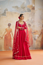 RED ANARKALI SET | Aashima Behl