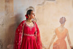 RED ANARKALI SET | Aashima Behl