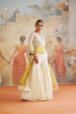 YELLOW KEDIA SHORT KURTA SET | Aashima Behl