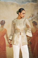 GOTA PEPLUM JACKET SET | Aashima Behl