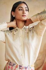 JEWELED SHIRT COORD SET | Aashima Behl