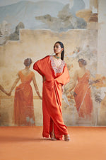 TANGERINE JEWELED KAFTAN | Aashima Behl