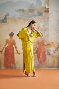OLIVE JEWELED KAFTAN | Aashima Behl