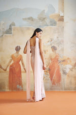 JEWELED PEACH CORSET SET | Aashima Behl