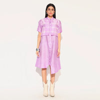 AURALIS DRESS - LAVENDER PINK | LINETRIBE