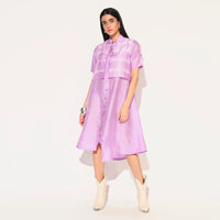 AURALIS DRESS - LAVENDER PINK | LINETRIBE