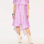 AURALIS DRESS - LAVENDER PINK | LINETRIBE
