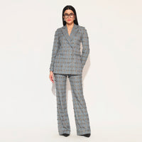 NOXIRA EMBROIDERED PANT SUIT - GREY | LINETRIBE