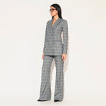NOXIRA EMBROIDERED PANT SUIT - GREY | LINETRIBE