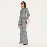 NOXIRA EMBROIDERED PANT SUIT - GREY | LINETRIBE