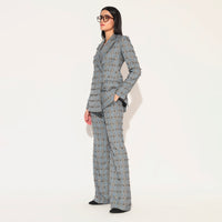 NOXIRA EMBROIDERED PANT SUIT - GREY | LINETRIBE