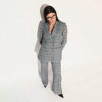 NOXIRA EMBROIDERED PANT SUIT - GREY | LINETRIBE