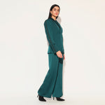 SOLIRA PANT SUIT SET - BOTTLE GREEN | LINETRIBE