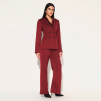 SOLIRA PANT SUIT SET - MAROON | LINETRIBE