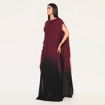 CALLISTRA GOWN -MAROON | LINETRIBE