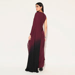 CALLISTRA GOWN -MAROON | LINETRIBE