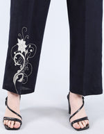 Navy Set With Patch Embroidery | Linen Bloom