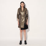 Nebula gold wrap jacket dress - Gold | Linetribe