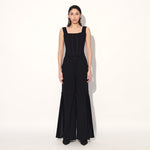 Asuka pleated pants - Black | Linetribe