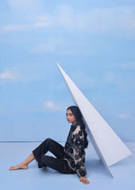 FELT FLOWERSCAPE(MOONLIGHT ASH) | Couche by Anandini
