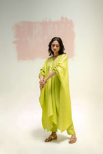 Moroccan Star Kaftan with Pants - Neon | Prahnaaya