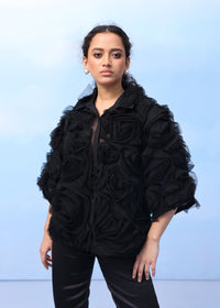 TWISTED ROSE(OLD BLACK) | Couche by Anandini