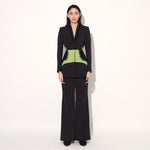 COSMIC CUT AWAY PANT SUIT - Black | Linetribe