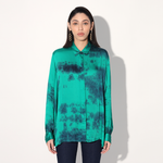 Orelia balloon sleeve shirt - Green | Linetribe
