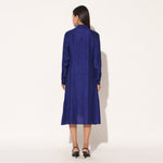 CAELIX DRESS - BLUE GREEN | LINETRIBE