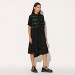 AURALIS DRESS - BLACK GREEN | LINETRIBE