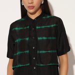 AURALIS DRESS - BLACK GREEN | LINETRIBE