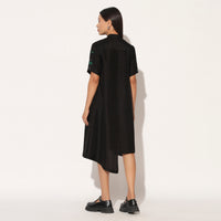 AURALIS DRESS - BLACK GREEN | LINETRIBE