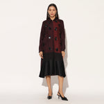 CAELIX DRESS - WINE PURPLE | LINETRIBE