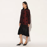 CAELIX DRESS - WINE PURPLE | LINETRIBE