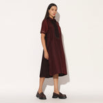 CAELITH DRESS - WINE PURPLE | LINETRIBE
