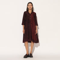 OPHYRA DRESS - WINE PURPLE | LINETRIBE