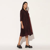 OPHYRA DRESS - WINE PURPLE | LINETRIBE