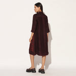 OPHYRA DRESS - WINE PURPLE | LINETRIBE