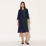 OPHYRA DRESS - BLUE GREEN | LINETRIBE