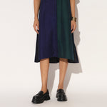 CAELITH DRESS - BLUE GREEN | LINETRIBE