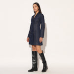 CRYTHOS JACKET DRESS - BLUE | LINETRIBE