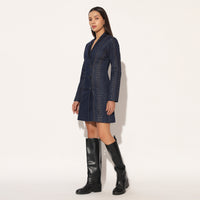 CRYTHOS JACKET DRESS - BLUE | LINETRIBE