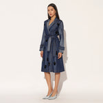NYVORA TRENCH DRESS - BLUE | LINETRIBE