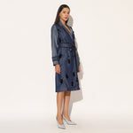 NYVORA TRENCH DRESS - BLUE | LINETRIBE