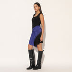 VALYRA DRESS - BLUE BLACK | LINETRIBE