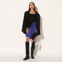 VALYRA DRESS - BLUE BLACK | LINETRIBE