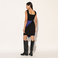 VALYRA DRESS - BLUE BLACK | LINETRIBE